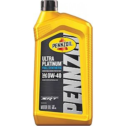 بنزويل 0W40 الترا بلاتينيوم تخليقي بالكامل 946 مل بنزويل 0W40 الترا بلاتينيوم تخليقي بالكامل 946 مل