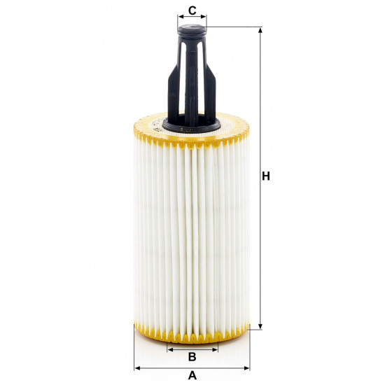 MANN FILTER HU7025 Z OIL FILTER GERMANY