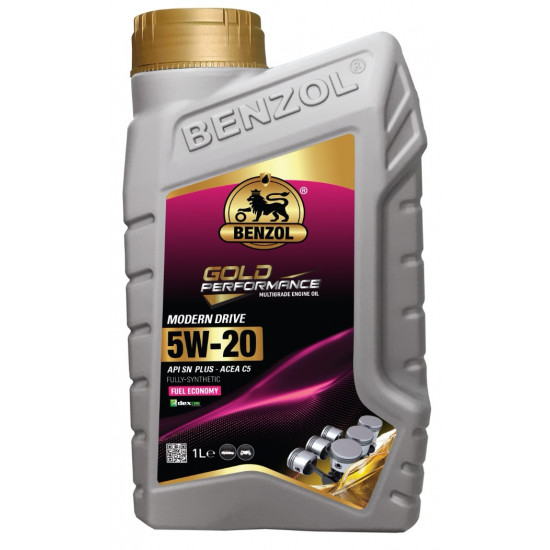 Benzol 5w20 SN PLUS - C5 زيت محرك تخليقي كامل 1 لتر Benzol 5w20 SN PLUS - C5 زيت محرك تخليقي كامل 1 لتر