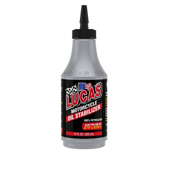 لوكاس معالج Lucas مثبت زيت للدراجات النارية  – 355 ملي لوكاس معالج Lucas مثبت زيت للدراجات النارية  – 355 ملي