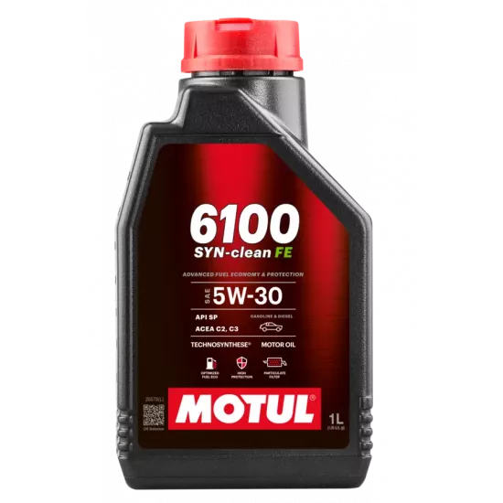موتول Motul 6100 SYN‑CLEAN SAE 5W‑30 C3 – زيت محرك تخليقي 1 لتر موتول Motul 6100 SYN‑CLEAN SAE 5W‑30 C3 – زيت محرك تخليقي 1 لتر