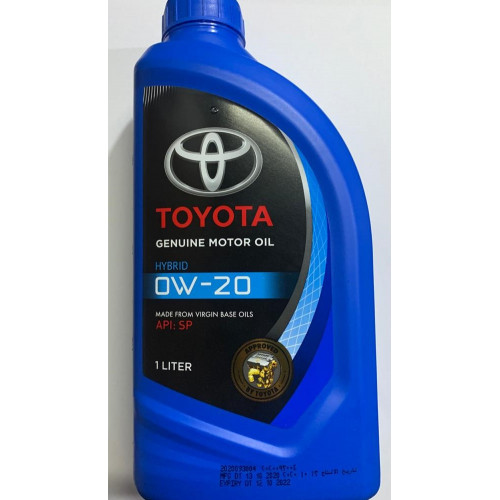 تويوتا زيت المحرك هايبرد التخليقي 0W-20 عبوة 1 لتر 