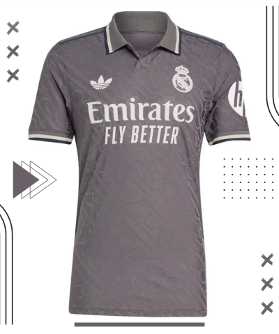 تيشيرت ريال مدريد الثالث 24/25 | Real Madrid Third kit تيشيرت ريال مدريد الثالث 24/25 | Real Madrid Third kit