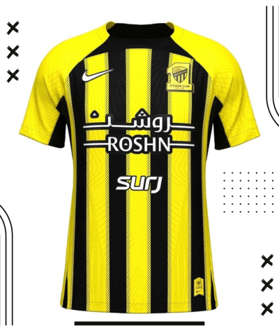 قميص نادي الاتحاد الجديد 24/25 | Ittihad Home kit  قميص نادي الاتحاد الجديد 24/25 | Ittihad Home kit