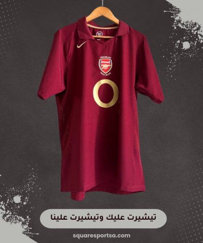 تيشيرت أرسنال الرسمي – إصدار وداع ملعب هايبري 2005/2006