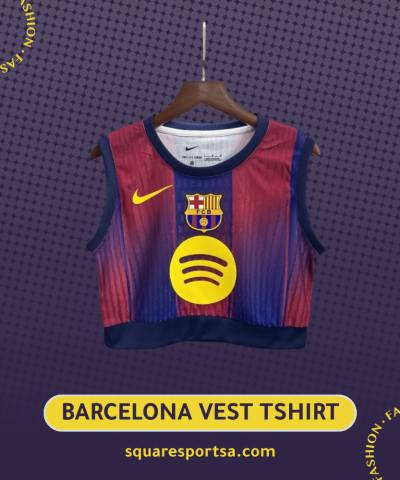 تيشيرت برشلونة النسائي كروب توب 
