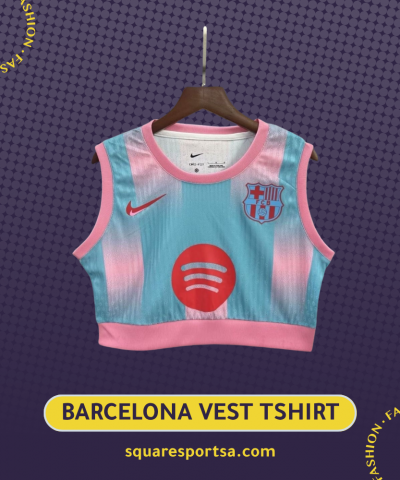 تيشيرت برشلونة النسائي كروب توب