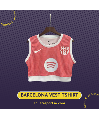 تيشيرت برشلونة النسائي كروب توب