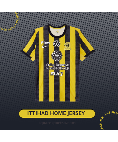 تيشيرت نادي الاتحاد السعودي الاساسي لــموسم 25/26 | Ittihad Home Jersey