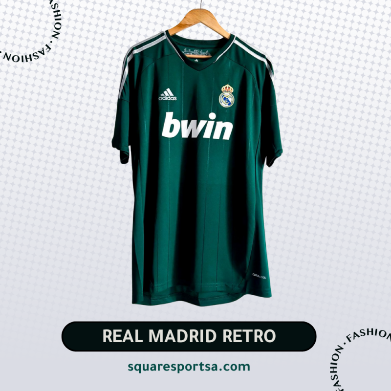 تيشيرت ريال مدريد الأخضر الطقم الثالث موسم 12/13 | Real Madrid Green Jersey