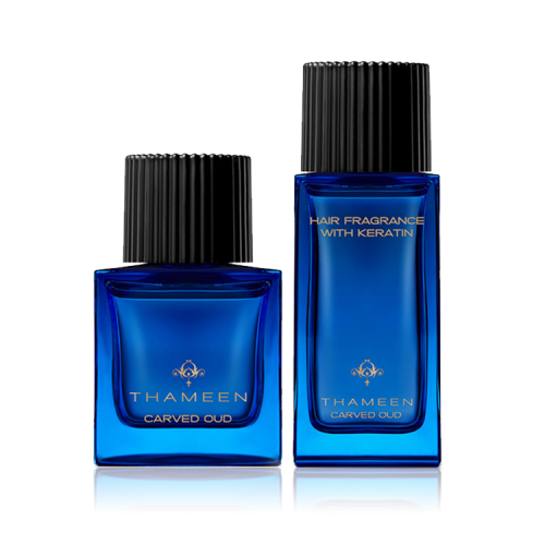 ثمين مجموعة  كارفد عود برفيوم 50 مل + معطر للشعر 50 مل