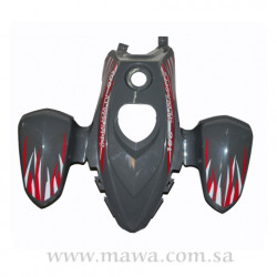 فايبر رمادي أمامي 100cc 