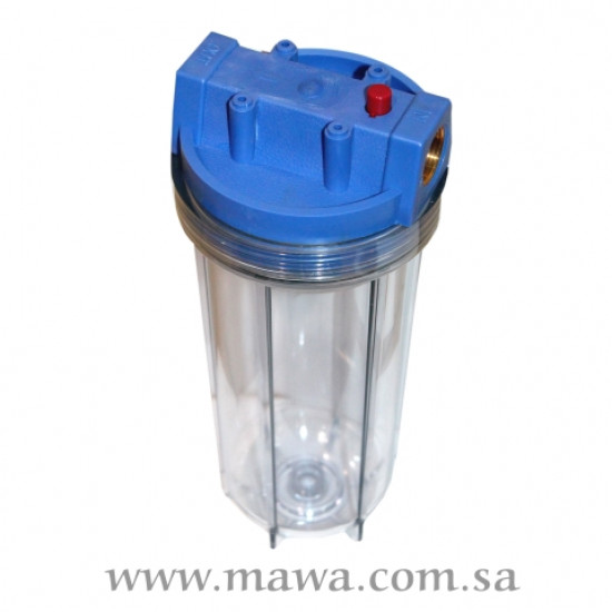 بيت فلتر شفاف 10 انش 3/4" 