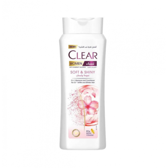 كلير شامبو ضد القشرة للنساء نعومة ولمعان - 600 مل كلير شامبو ضد القشرة للنساء نعومة ولمعان - 600 مل