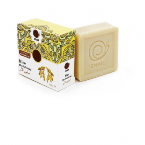 سنايل صابون الأرز مرطب ومنقي للبشرة 125 جرام