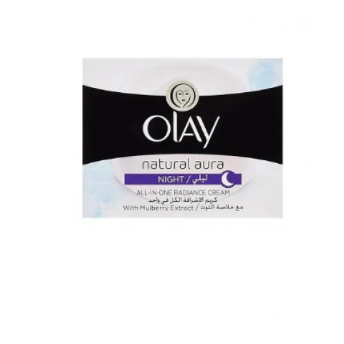 OLAY اولاي كريم الليل لتفتيح البشرة المتكامل بخلاصة التوت -50 جم OLAY اولاي كريم الليل لتفتيح البشرة المتكامل بخلاصة التوت -50 جم