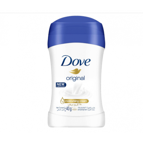 مزيل العرق دوف للنساء، مزيل عرق ستيك، حماية منعشة تدوم 48 ساعة، أصلي، خالي من الكحول، 40 جرام  مزيل العرق دوف للنساء، مزيل عرق ستيك، حماية منعشة تدوم 48 ساعة، أصلي، خالي من الكحول، 40 جرام