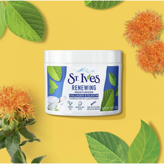 سانت ايفز كريم مرطب للبشرة بالكولاجين والإيلاستين - 283 جم