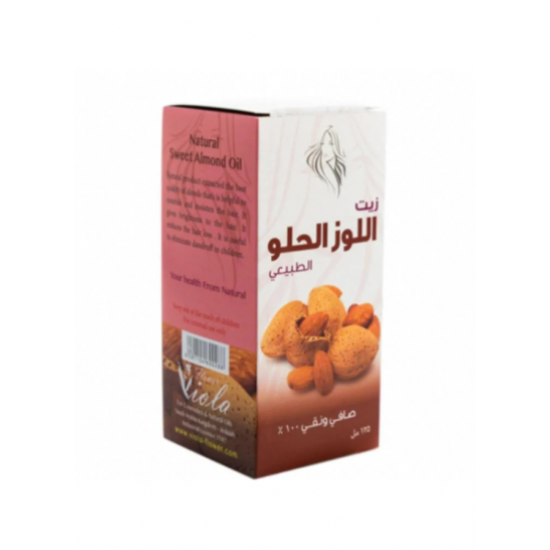 زيت اللوز الحلو الطبيعي من زهرة فيولا , 125 مل زيت اللوز الحلو الطبيعي من زهرة فيولا , 125 مل