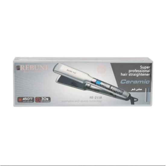 ريبون مملس شعر بمستويات متعددة لدرجة الحرارة موديل RE-2118