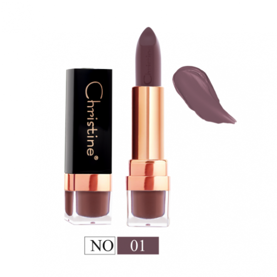 احمر الشفاه مطفي توت 3 رقم 01 من كرستين CH-020