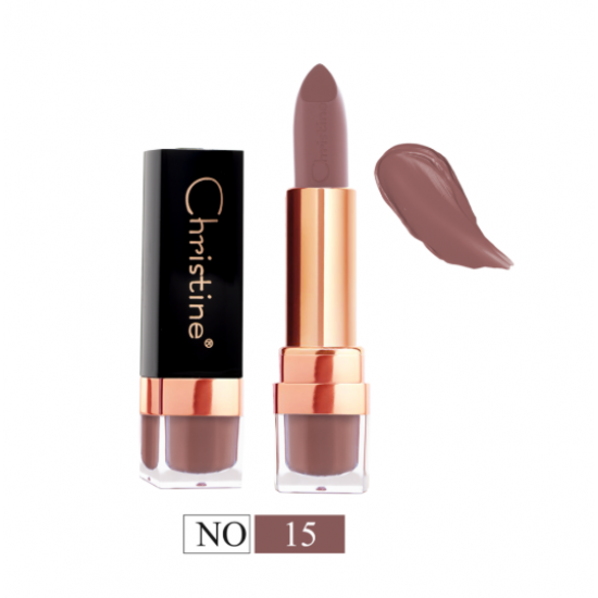 احمر الشفاه مطفي توت 3 رقم 15 من كرستين CH-020