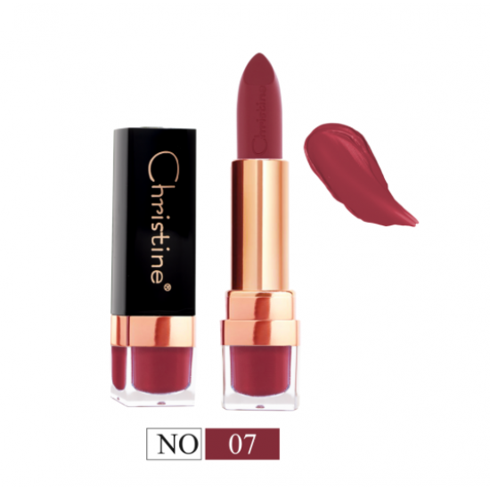 احمر الشفاه مطفي توت 3 رقم 07 من كرستين CH-020