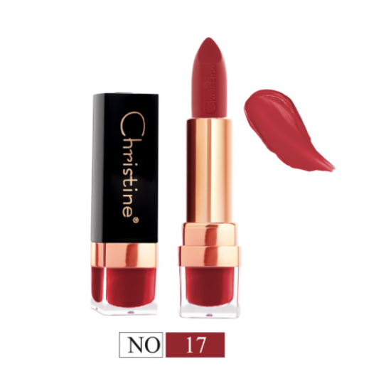 احمر الشفاه مطفي توت 3 رقم 17 من كرستين CH-020