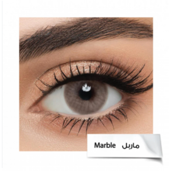 عدسات لاصقه ملونه لنس مي / ماربل .سنويه