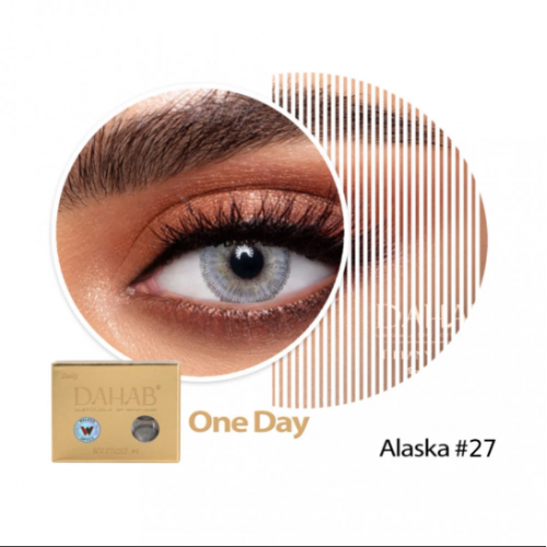 عدسات لاصقة اليومية من ذهب -27 الاسكا عدسات لاصقة اليومية من ذهب -27 الاسكا