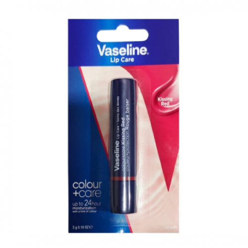 فازلين مرطب شفاه كولور + كير - كيسينج ريد