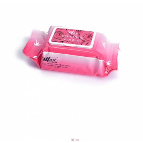 مناديل مبللة لإزالة المكياج 80 حبة من ماكس إليجانس