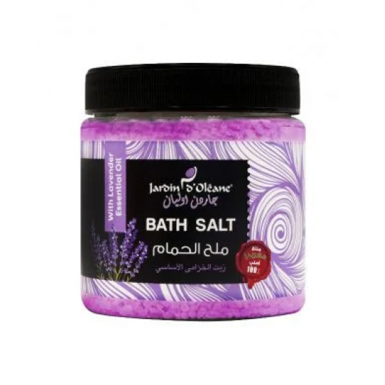 ملح الحمام بزيت الخزامى الاساسي, 600 جرام ملح الحمام بزيت الخزامى الاساسي, 600 جرام