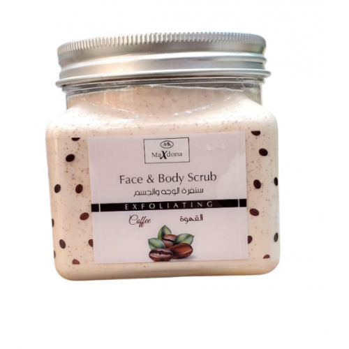 صنفرة الوجه والجسم بالقهوه ماكس دونا  صنفرة الوجه والجسم بالقهوه ماكس دونا
