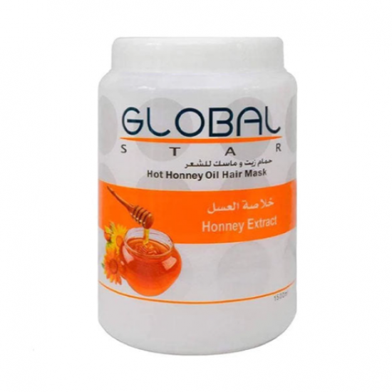 حمام زيت وماسك للعشر جلوبل سار خلاصة العسل 1500ملي  حمام زيت وماسك للعشر جلوبل سار خلاصة العسل 1500ملي