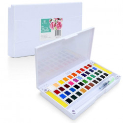 الوان مائية مع الفرشاة قابلة للتعبئة ماركة (keep Smiling)