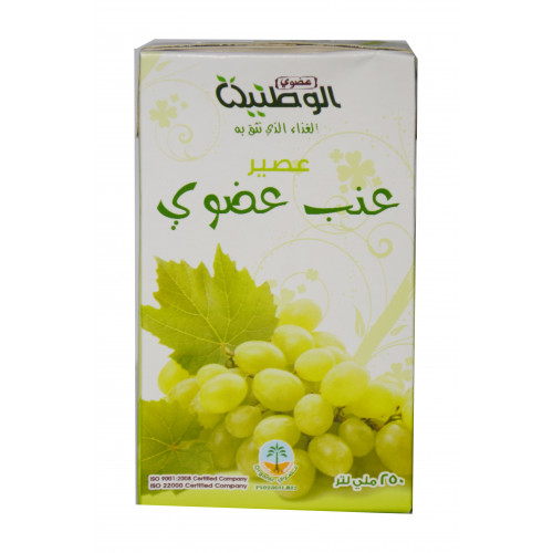 عصير عنب شفاط 250مل * 24 حبه عضوي الوطنية عصير عنب شفاط 250مل * 24 حبه عضوي الوطنية