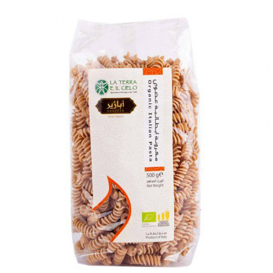 معكرونة فوسيلي بالقمح الكامل عضوي 500جم أبازير معكرونة فوسيلي بالقمح الكامل عضوي 500جم أبازير