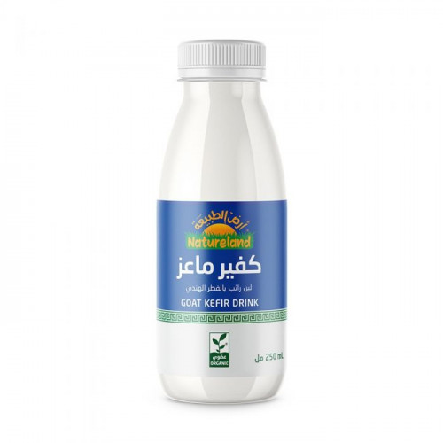 لبن كفير ماعز عضوي 250 مل - أرض الطبيعة لبن كفير ماعز عضوي 250 مل - أرض الطبيعة