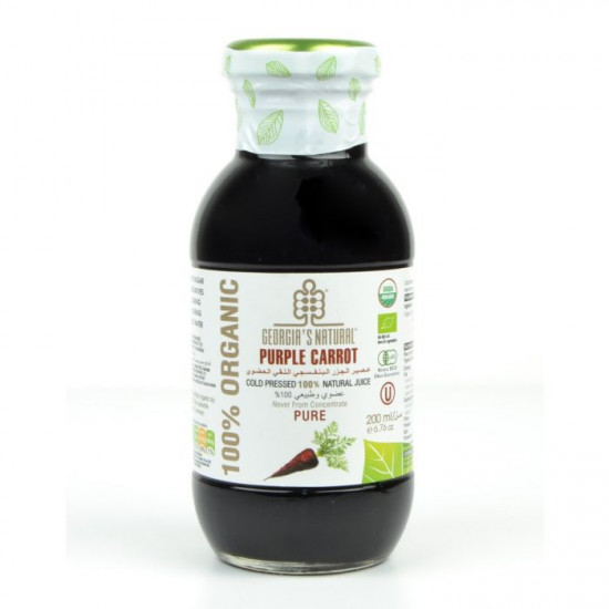 عصير الجزر البنفسجي النقي العضوي - 200 مل عصير الجزر البنفسجي النقي العضوي - 200 مل