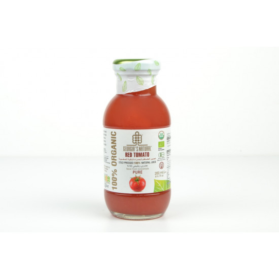 عصير الطماطم الحمراء النقية العضوية - 200 مل عصير الطماطم الحمراء النقية العضوية - 200 مل