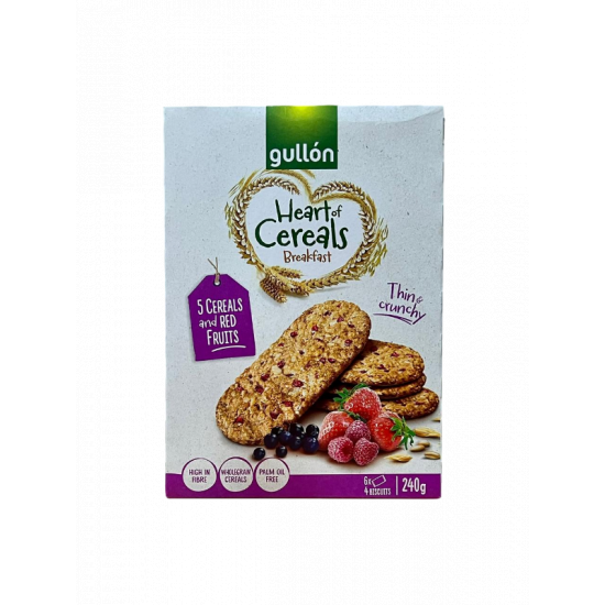 بسكويت بالحبوب الكاملة والفواكه الحمراء 240 جرام جولن 