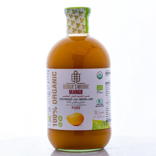 عصير المانجا العضوي النقي 1 لتر عصير المانجا العضوي النقي 1 لتر