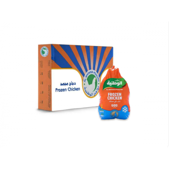 دجاج الوطنية مجمد كرتون 10×600جم 