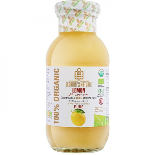 عصير الليمون النقي الطبيعي العضوي 200 مل عصير الليمون النقي الطبيعي العضوي 200 مل