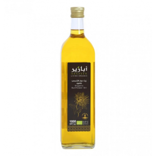 زيت دوار الشمس المكرر عضوي 1لتر للقلي ابازير  زيت دوار الشمس المكرر عضوي 1لتر للقلي ابازير