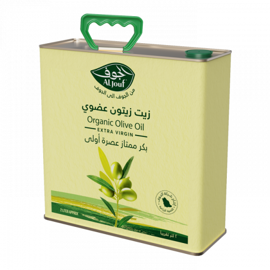 زيت زيتون عضوي الجوف تنك 2 لتر 