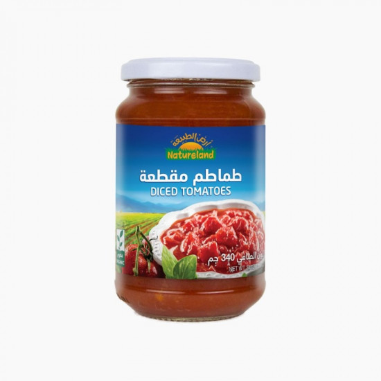 طماطم مقطعة عضوية 340جم ارض الطبيعة طماطم مقطعة عضوية 340جم ارض الطبيعة