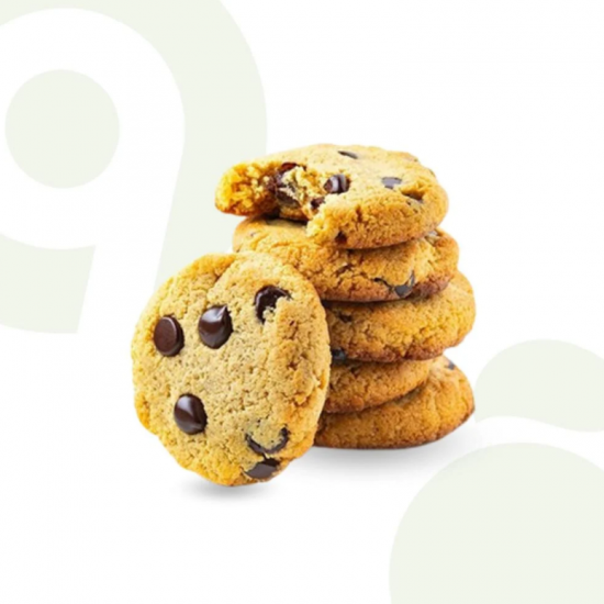 كوكيز شيكولاتة 3 قطعة 65جم - كيتو 9 كوكيز شيكولاتة 3 قطعة 65جم - كيتو 9