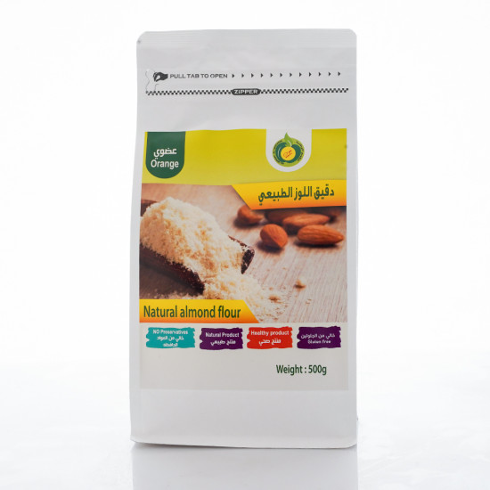 دقيق اللوز الطبيعي 500جم القمم الوطنية دقيق اللوز الطبيعي 500جم القمم الوطنية